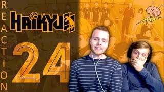 SOS Bros React  Haikyuu Season 1 Episode 24  Tears Food and Goodbyes [upl. by Elolcin]