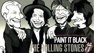 Rolling Stones  Paint It Black ♬ Lyrics GreekEnglish [upl. by Arrek]