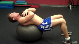 How To Ball Crunches With Weight [upl. by Ylak]