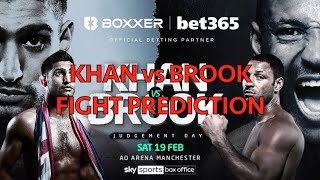 Amir Khan vs Kell Brook  FIGHT PREDICTION [upl. by Beeck]