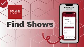 How To Find Shows On Ceasar Rewards [upl. by Onimod]