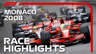 Race Highlights  2008 Monaco Grand Prix [upl. by Lukas823]