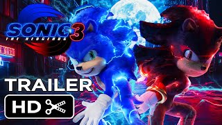 SONIC THE HEDGEHOG 3 2024  Full Teaser Trailer  Paramount Pictures Concept 4K [upl. by Nolos702]