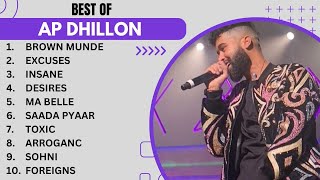 AP Dhillon all songs  AP Dhillon new songs  New Punjabi songs 2024 apdhillon [upl. by Mailliw]