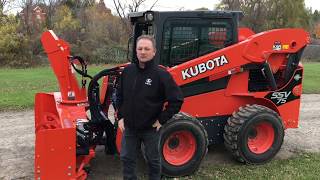 Kubota SSV Snowblower Informational Video [upl. by Tor]