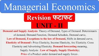 2 Demand Analysis Law of Demand law of supply Elasticity of Demand managerial economics aktu [upl. by Bibeau976]