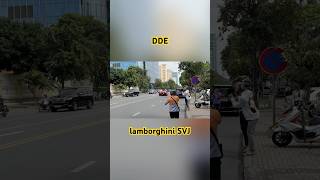 DDE SVJ going wild in Phnom Penh automobile lamborghini dde svj supercars [upl. by Anar677]