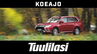 Koeajo Mitsubishi Outlander PHEV Instyle 4WD 2018  Tuulilasi [upl. by Nehr417]