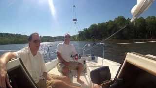 Sailing on Taylorsville Lake [upl. by Ennovyhs]