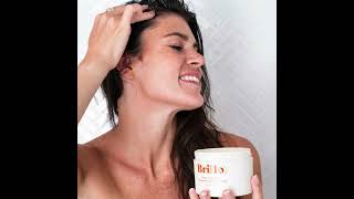 Applying Detox Scalp Mask  Brillo Hair Care [upl. by Aneeroc522]