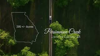 Persimmon Creek  295± Acres in Jenkins County GA [upl. by Zoarah]