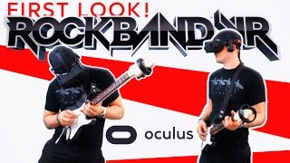 ROCKBAND VR  First Look YOU ARE THE ROCKSTAR Oculus Rift [upl. by Pieter]