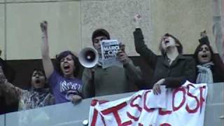 NYU Students Occupy Kimmel Center building  day 2 [upl. by Namhar]