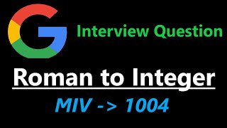 Leetcode 13  Roman to Integer  Intuition with code  Hindi [upl. by Goldsmith]