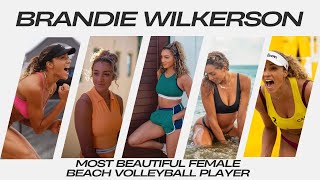 Brandie Wilkerson  Most Beautiful Female Beach Volleyball Players [upl. by Laehcim512]