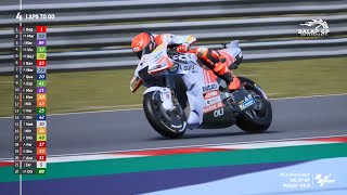 MotoGP Misano 2024 San Marino GP Jorge Martin Bagnaia amp Marc Marquez Battle SanMarinoGP MotoGP 24 [upl. by Odetta33]