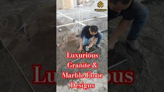 Luxurious Granite amp Marble Floor Designsyoutubeshorts designshortvideosatisfying [upl. by Heisser]