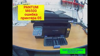 PANTUM M6607650065506600P22002500 и тп Ошибка принтера 05 или 10 Решение Ремонт [upl. by Karb738]