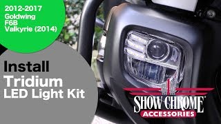 Install Tridium Light Kit on 20122017 Honda Gold WingF6B [upl. by Jarv]