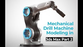 3DS Max Tutorial Timelapse  Mechanical Drill Modeling  Photorealistic Firearms from Scratch [upl. by Arakaj]