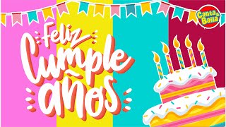 CUMPLEAÑOS FELIZ lyrics 🎂 Cumpleaños para niños  Feliz cumpleaños infantil🎉  Canta y Baila [upl. by Notslar]