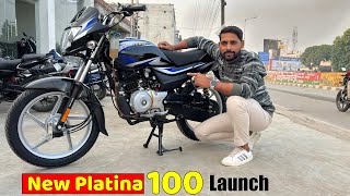 Bajaj Platina 100 Comfortec 2024 Model Launch With New Price And New Update [upl. by Anirual932]