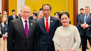 Pertemuan Presiden Jokowi dengan Presiden Rusia Vladimir Putin Beijing 17 Oktober 2023 [upl. by Kerrin516]