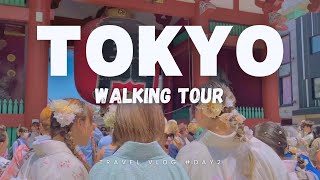 TOKYO WALKING TOUR  Exploring Asakusa Tokyo Skytree Shibuya Tokyo Vlog Day 2 [upl. by Aubrette]