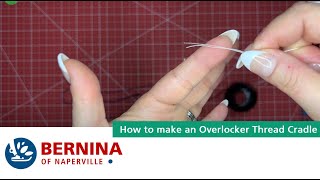 How to Thread Your Air Threading Serger with a Thread Cradle [upl. by Burk503]