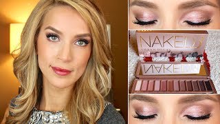 Naked 3 Urban Decay Makeup Tutorial  LeighAnnSays [upl. by Yellehs]