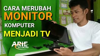 Cara merubah monitor komputer menjadi Tv [upl. by Ianthe809]