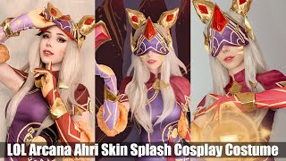 Unboxing Video LOL Arcana Ahri Skin Splash Cosplay Costume [upl. by Karub18]