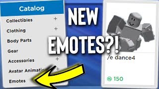 Roblox Created New e Emotes [upl. by Avehsile843]