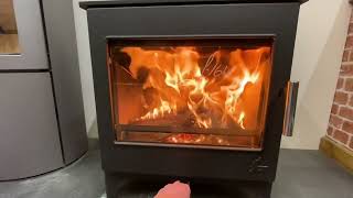 Dean Forge Woodbury 8 Eco Wood Burning Stove  review  tutorial at Natural Heating Norfolk [upl. by Heydon]