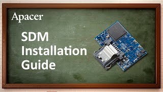 Apacer SSD  How to install an SDM [upl. by Dlarej491]