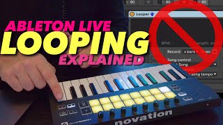 Ableton Live LOOPING EXPLAINED  Music Production Tutorial [upl. by Nosnevets]