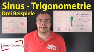 Sinus  Trigonometrie  So geht das  Lehrerschmidt [upl. by Auqenahs101]