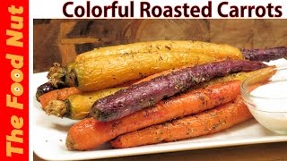 Oven Roasted Whole Carrots With Herbs [upl. by Alaehs]