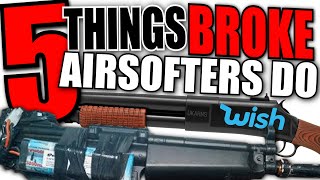 5 Things Broke Airsofters Do [upl. by Nimar718]