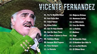 VICENTE FERNANDEZ GRANDES EXITOS  VICENTE FERNANDEZ SUS MEJORES EXITOS [upl. by Center]