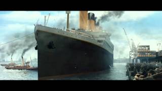 Titanic 3D  The Boat Leaving The Port  Official Clip HD [upl. by Llertnom811]