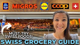 Switzerland Grocery Store Guide  Coop amp Migros Tour with Prices  MustTry Swiss Foods amp Drinks [upl. by Harmony]