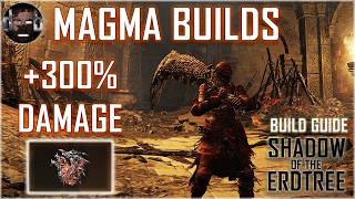 High Damage Magma Build Guide  Elden Ring Talisman of the Dread [upl. by Falk]