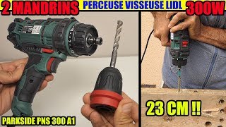 PARKSIDE perceuse visseuse filaire 300w LIDL Corded Power Drill Netzschrauber [upl. by Harragan]