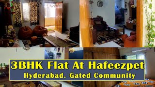 3BHK East Facing Flat Hafeez pet Near Allwyn Colony Cross Road Hyderabad [upl. by Rochelle]