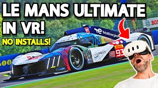 How to play Le Mans Ultimate in VR WITHOUT Installing ANYTHING [upl. by Alejo863]