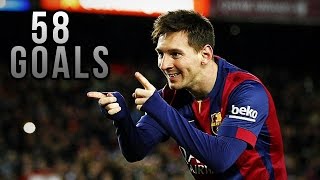 • Lionel Messi ● All Goals ● 20142015 • HD • [upl. by Aliwt]