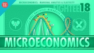 Marginal Analysis Roller Coasters Elasticity and Van Gogh Crash Course Economics 18 [upl. by Anaejer672]