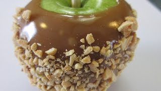 CARAMEL APPLES  How to make CARAMEL DIPPED APPLES [upl. by Skricki]