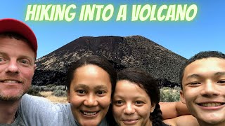 Hiking Into A Volcano Cinder Cone Trail Utah [upl. by Eciryt]